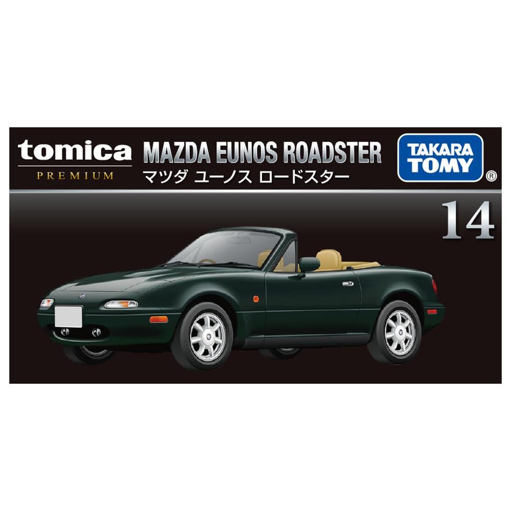 TAKARA TOMY Tomica Premium 14 Mazda Eunos Roadster Миниатюрная модель автомобиля Игрушка для детей от 6 лет