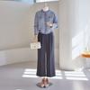 Customable Check Tweed Knit Cardigan T2603cd031a