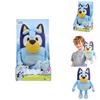 Bluey Talking Plush Fun Cartoon Dog Toy With Musical Features Short Plush Blue Color 30cm