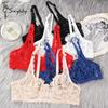 Women Sexy Lace Bras Push Up Bralette Embroidery Bra  Hollow Out Brassiere Female Underwire Underwear