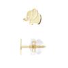 Earrings - LÉA &; ARTHUR - Elephant - 375 Yellow Gold - SILICONOR Stroller System - Child