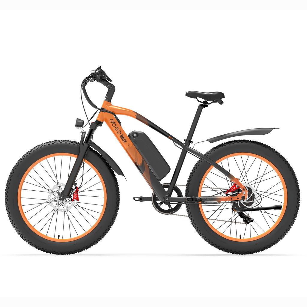 GOGOBEST GF600PLUS Взрослый внедорожный электровелосипед Аккумулятор 48В20Ач Мотор 1000Вт Электро-горный велосипед 26 дюймов Внедорожные шины Уличный электровелосипед