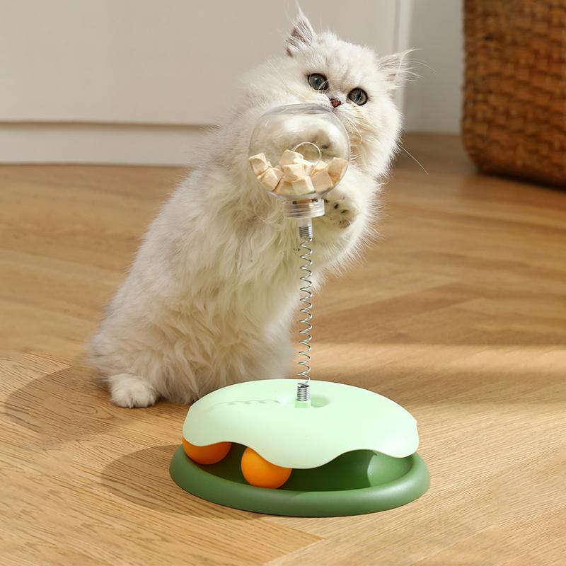 Кошачья головоломка с едой, протекающий мяч, игрушка для кошек и собак, интерактивное лакомство, протекающая игрушка, медленная кормушка для кошек и собак, вращающаяся игрушка для кошек, товары для животных