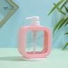 Leak-proof Liquid Soap Bottle 300ML/500ML Clear Plastic Lotion Dispenser Durable Waterproof Design Easy Pump Press Transparent Refill Dispensing