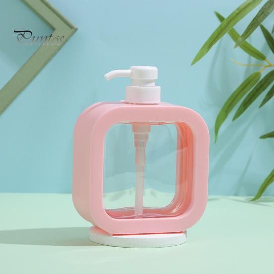Leak-proof Liquid Soap Bottle 300ML/500ML Clear Plastic Lotion Dispenser Durable Waterproof Design Easy Pump Press Transparent Refill Dispensing