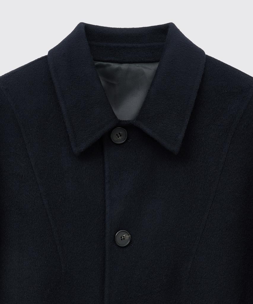 Intempomood Cashmere Blend Handmade Mac Coat_Dark Navy