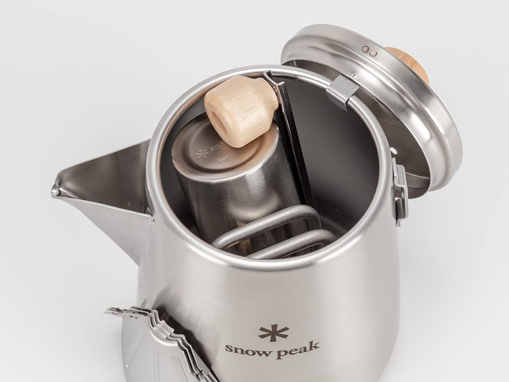 Snow Peak Field Barista Kettle Coffee Kettle for and Home CS-115R - Camping, Outdoors, Use.
