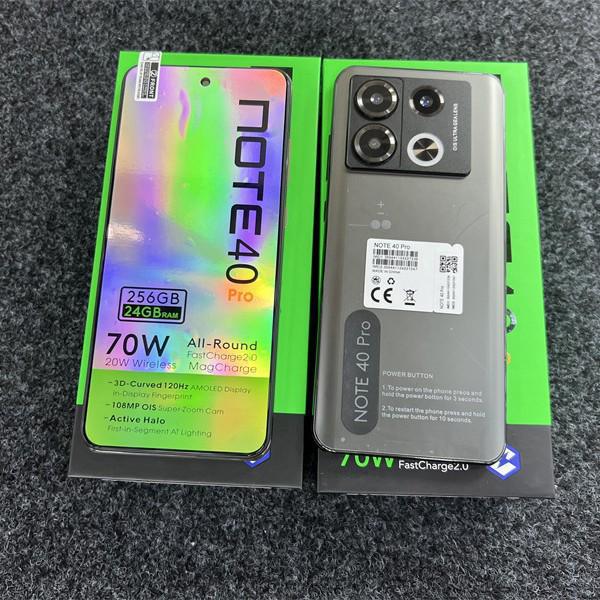 Смартфон Note 40 Pro: 5G Android-смартфон 24 ГБ + 256 ГБ с чипом MediaTek