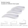 2 Pairs Booster Insole Orthopedic Height Insoles Arch Support Heightening Insoles Inserts for Women Men