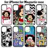 Горячий Мафальда Магнитная Зарядная Крышка Чехол Для Телефона Для IPhone 17 16 14 13 12 11 15 Pro Max Для Magsafe Беспроводной