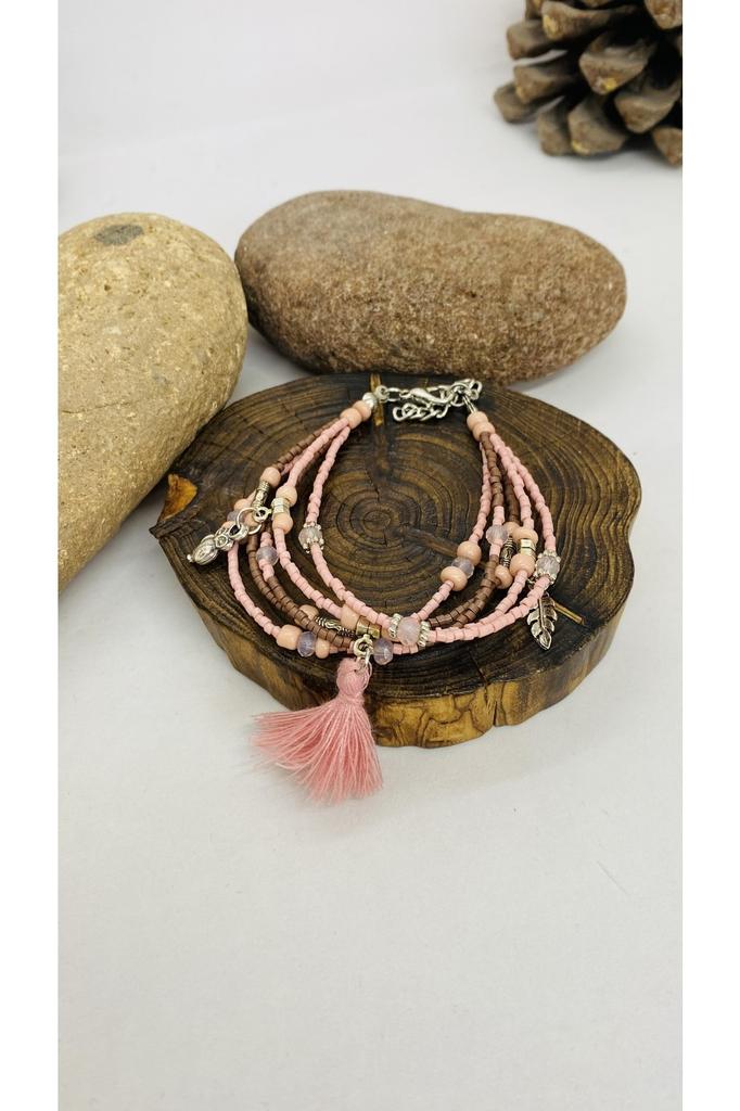 Подарок на день Святого Валентина, аутентичный этнический браслет ручной работы в богемном стиле в стиле хиппи, ювелирные изделия