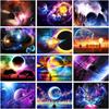 5d Diy Diamond Embroidery Cross Stitch Mosaic Planet Landscapes Full Round Diamond Painting Pictures On Wall