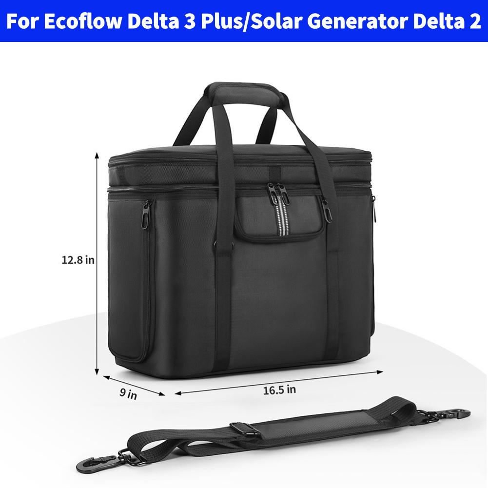 Чехол для переноски для Ecoflow Delta 3 Max Plus/Delta 3 Max Портативная электростанция Сумка для хранения Водонепроницаемый для Ecoflow River 3/3 Plus