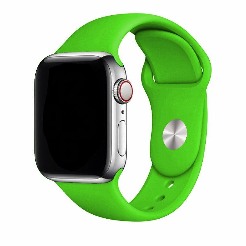 Silicone Strap For Apple Watch Band 44mm 49mm 45mm 41mm 40mm 42mm 38mm Bracelet Iwatch Series 9 7 Se 3 4 5 6 8 Ultra2 Band