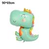 Dinosaur Balloon Cute Crown Dinosaur Theme Party Decoration Children'S Birthday Aluminum Foil Balloon