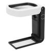 TH?7018FX Handheld Magnifying Glass with LED Light Foldable 10X  25X Magnifying Tool