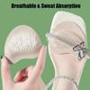2 пары женских сандалий, подушка для передней части стопы, высокий каблук, нескользящая стелька для ухода за ногами, самоклеящиеся наклейки, подушка для обуви, вставки для пятки для женщин