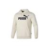 Puma Sports Lifestyle Series Logo Print Hooded Long Sleeve Sweatshirt Men Sweatshirt White 672475-87