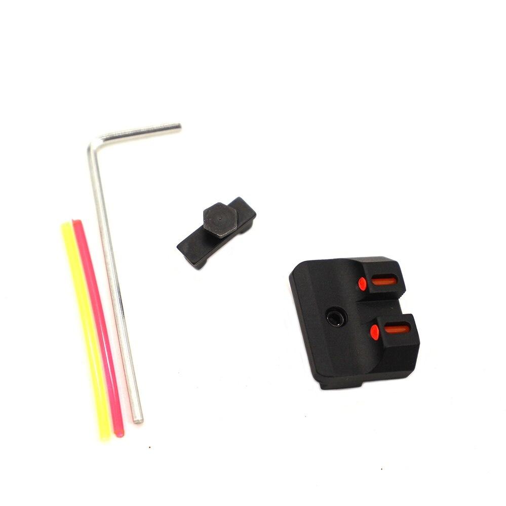 Glock Standard Model Fiber Optic Front and Rear Fiber Optic Sight