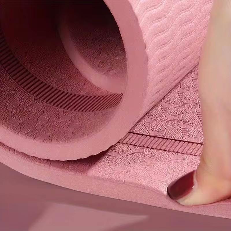 1шт (2,36 дюйма/3,15 дюйма) ТолщинаTPE скакалка коврик, прочный нескользящий фитнес-тренажер Ma подходит для фитнес-тренировок, тренировки тела