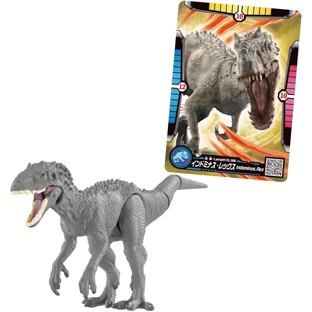 Takara Tomy Ania Мир Юрского Периода Иноминиус Рекс Динозавр Игрушка с Карточкой для Битв для Детей от 3 лет