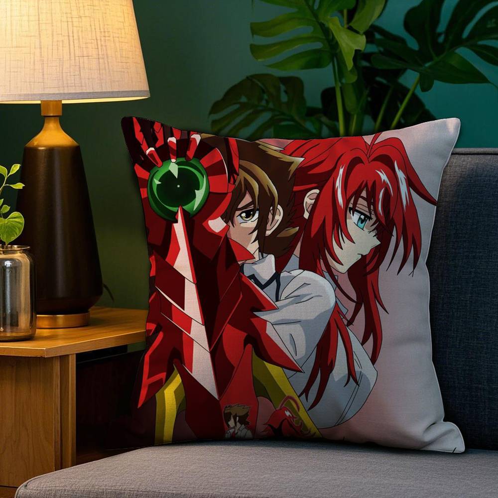 H-Старшая школа DxD Наволочка Плюшевая ткань Мягкая Двусторонняя печать Наволочка для диванной подушки Декоративные наволочки