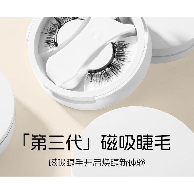 Миуми - Набор: Натуральные магнитные накладные ресницы с перекрещиванием + Аппликатор