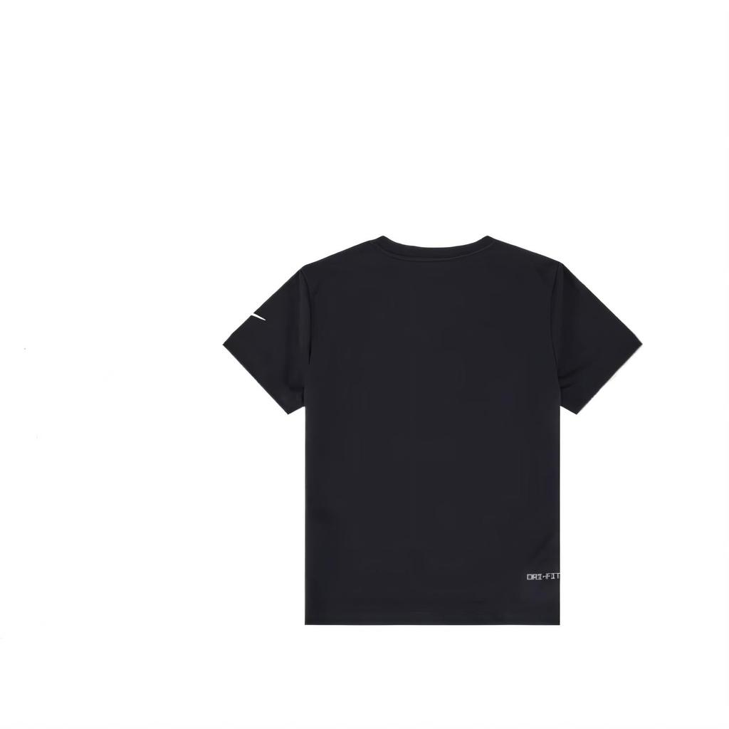 Nike Детская футболка Dri Fit черного цвета, для детей от 3 до 7 лет, IB8224-010