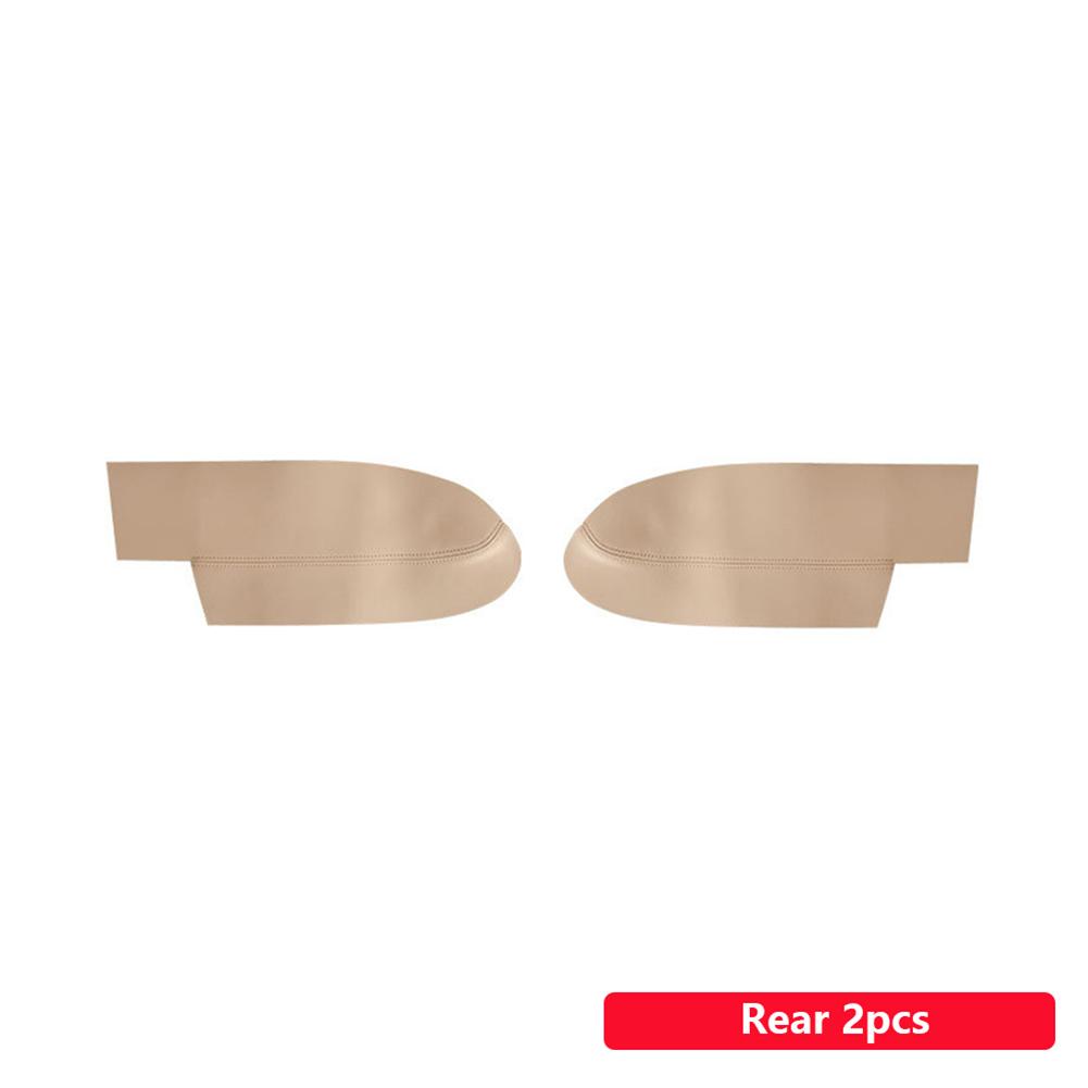 Черный кожаный чехол на подлокотник передней двери для Honda CRV 2007 2008 2009 2010 2011, подлокотник двери автомобиля, панель кожного покрова, отделка