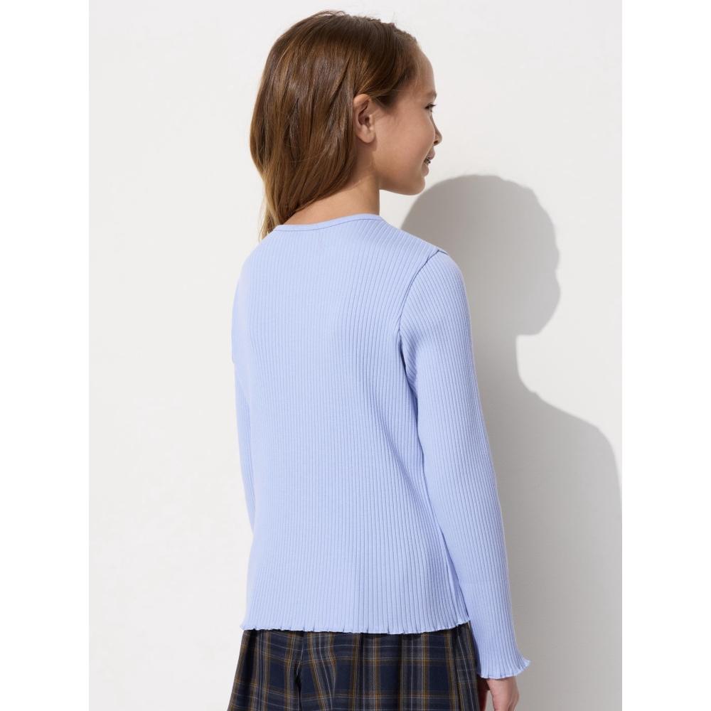 Uniqlo Japan Girls Ribbed Mellow T shirT