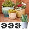 Подставки под цветочные горшки Шестиугольные Невидимые Коврики под ножки для цветочных горшков Нескользящие Садовые Подкладки Подставки под ножки для кашпо для комнатных и уличных кашпо Сад