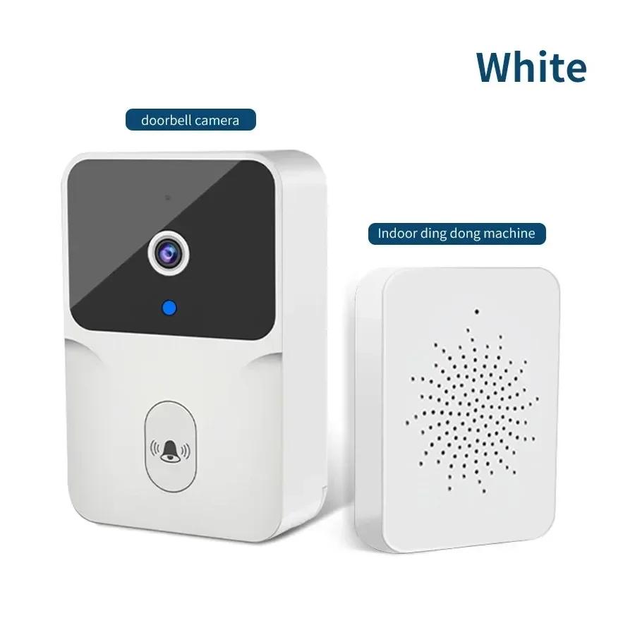 Tuya WiFi Wireless Visual Doorbell Smart Home HD Camera Intelligent Intercom Motion Detection Rechargeable Recording Doorbell