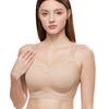 Bra Stability for Women with Fuller Lace Neck Sagging Breast High Side No High Beautiful Breast Strong Soft Natural Shape [veimia] Breast-Slimming