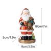 1PCS Christmas Creative Cute Santa Decoration Gifts Holiday Gifts Resin Crafts Ornaments Family Atmosphere