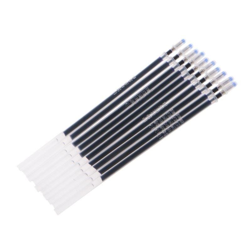 10 PC Tinta Desaparecer Invisible Slowly Bolígrafo Gel Recarga Azul