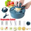 12In1 Multi-Functional Vegetable Chopper Carrots Potatoes Manually Cut Shred Slicer Radish Grater Kitchen Tools Vegetable Cutter