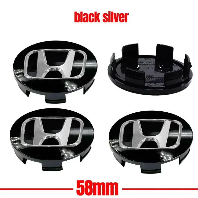 TR3-4pcs/set Car Styling Wheel Center Cap Hub Covers Badge Accessories For Honda Civic Fit Jazz Accord Pilot CRV Passport City XRV
