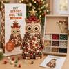 Animal Beaded Christmas Tree DIY Craft Kit Handmade Beading Set Christmas Table Decor Ornament Making Kit for Children