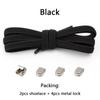 No Tie Elastic Shoe Laces One Size Fits All Adult and Kids Shoes Shoelaces for Sneakers Shoelace Tieless Flat Expand Shoestrings
