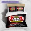 3pcs Duvet Cover Set (1*Duvet Cover + 2*Pillowcase, Without Core), Bayer 04 Leverkusen Print Bedding Set, Bedroom Decor, All‑Season, Birthday Gift