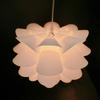 DIY 5-слойный абажур в форме лотоса, потолочный светильник, подвесной светильник, пластиковая крышка, домашний декор