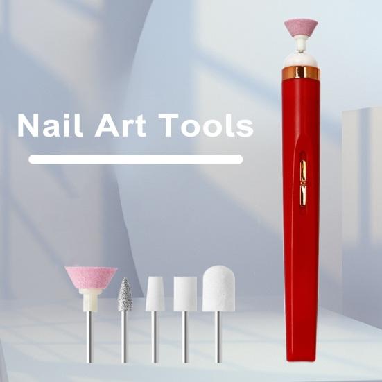 Electric Nail Manicure Manicure 5-in-1 Use Portable Easy To Tool Ergonomic Tool for Beginners
