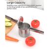 Large 15oz Potato Ricer, Stainless Steel Ricer for Mashed Potatoes, Potato Masher Kitchen Tool with Ergonomic Handle, Press and Mash Kitchen Gadget