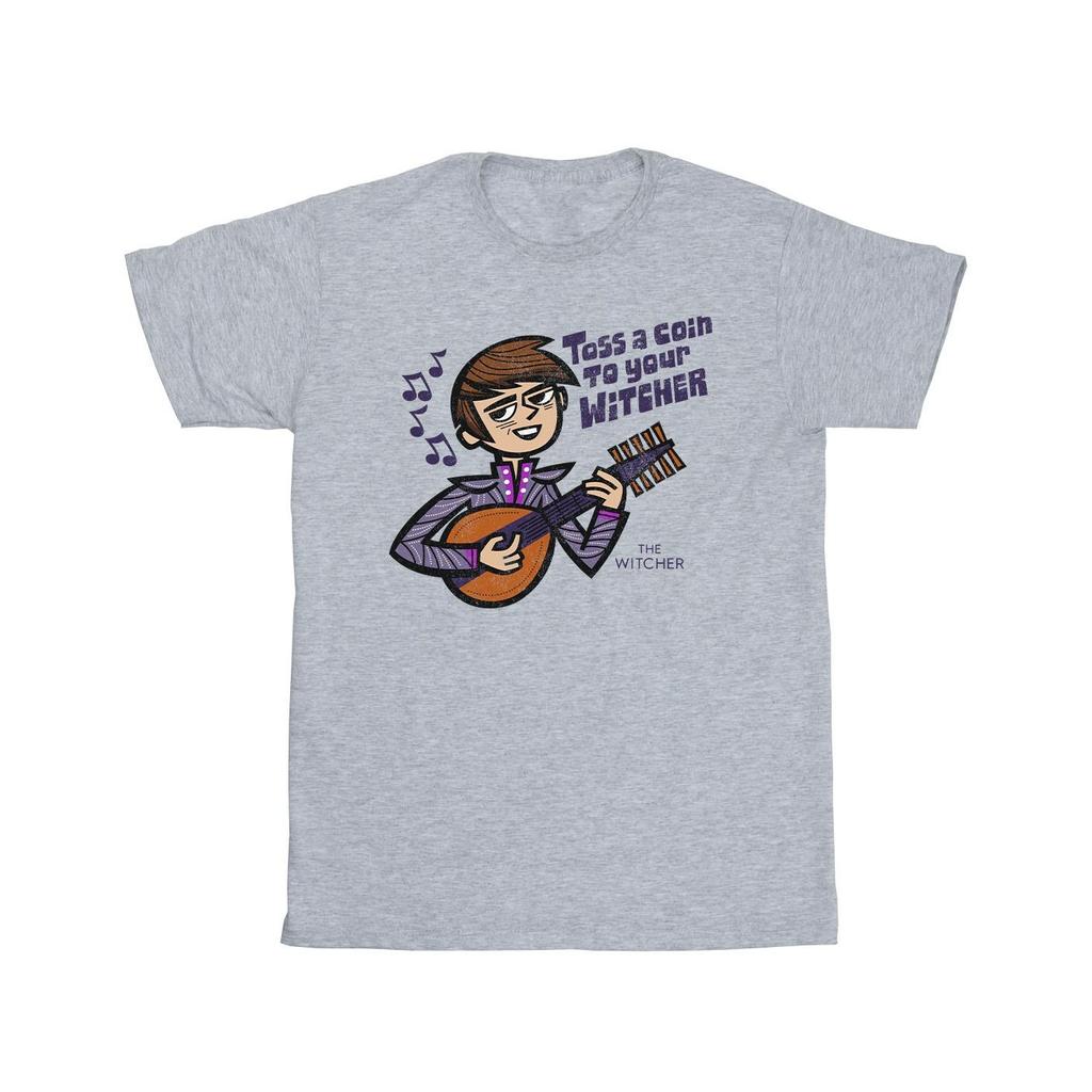 Netflix Mens The Witcher The Bard Performs T-Shirt