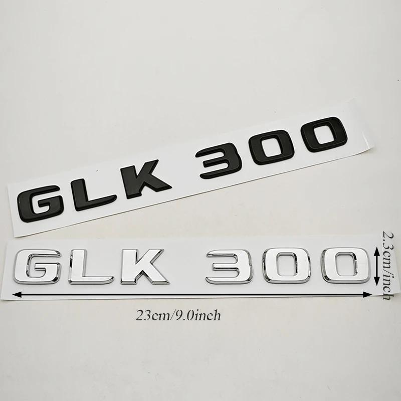 3D ABS Наклейка на автомобиль Логотип GLK220 GLK300 GLK350 Задняя крышка багажника Буквы Значок Эмблема Для Mercedes Benz Серии GLK GLK220 GLK300 GLK350