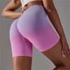 Nessaj Бесшовные спортивные шорты с градиентом, шорты для йоги с высокой талией, леггинсы, женские колготки для йоги с подъемом бедер
