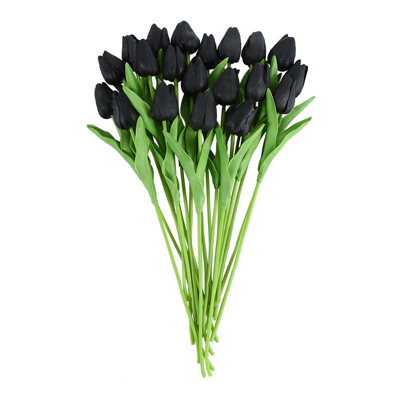 10 головок, роскошные искусственные тюльпаны, цветы, белый настоящий сенсорный букет, искусственный цветок из пены, свадебный дом, гостиная, рождественское украшение