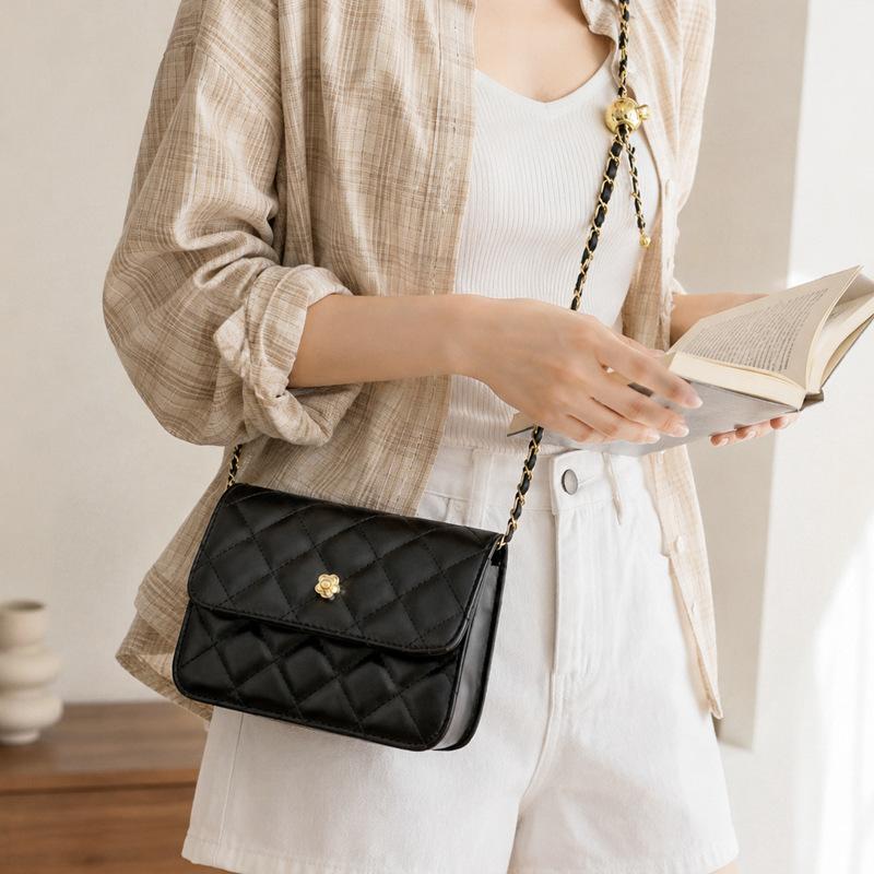 Women S Mini Crossbody Bag Summer Rhombus Chain Small Square Bag