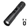 Type-c Charging Torch Light with Clip Outdoor Camping Lantern Strong Light Flashlight  Night Hiking