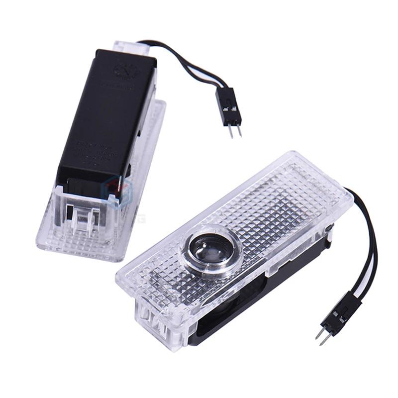 2X LED Lights Car Door Projector Welcome Light Auto Accessories For Mini Cooper One S JCW R55 R56 R50 R53 R60 F55 F56 Countryman g3